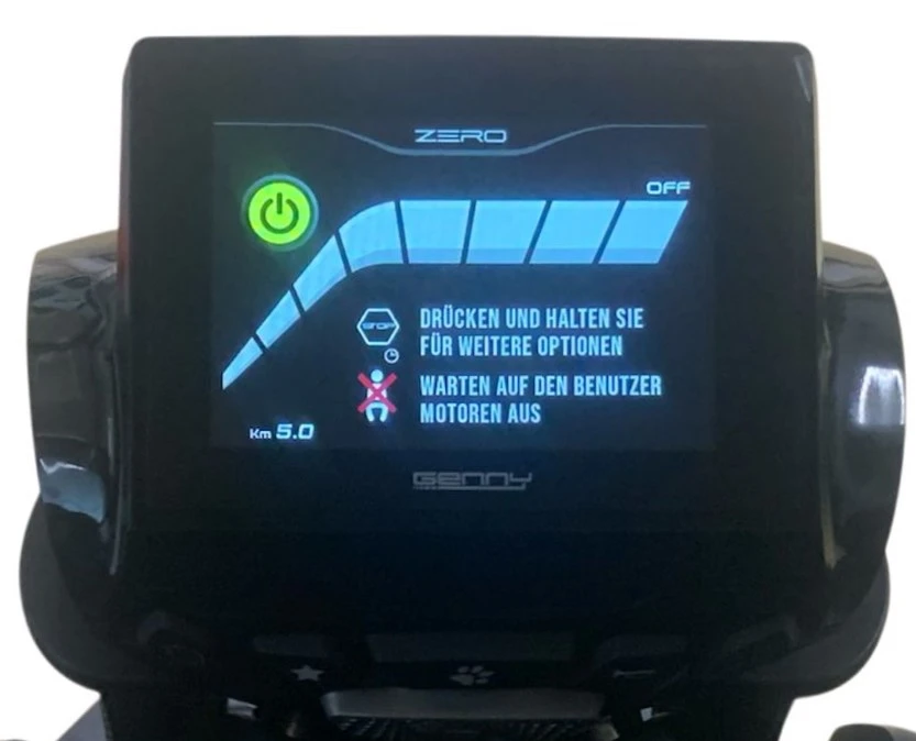 Genny Zero Display – Grundanzeige mit Akkustand und Status