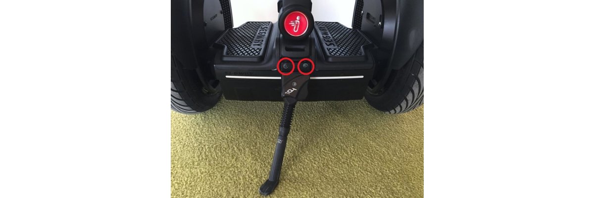 Emergency solution leads to expensive damage to the Segway PT - you can avoid this! - Emergency solution leads to expensive damage to the Segway PT - you can avoid this!