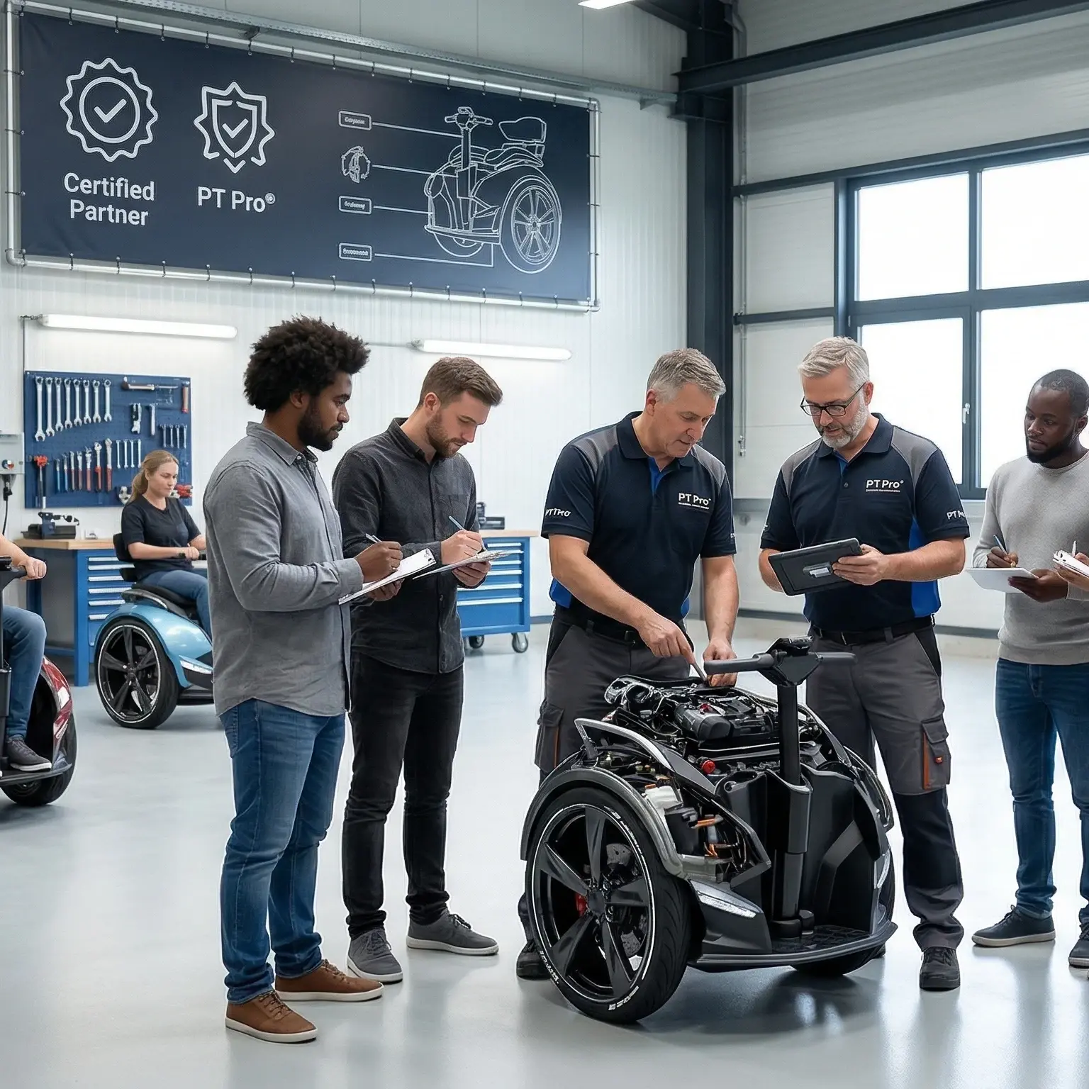 PT Pro Technik-Schulung für zertifizierte Genny Zero Händler