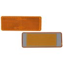 reflector on side rectangular orange for glueing