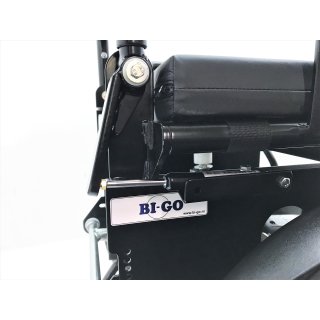 Suspension for backrest Bi-Go wheelchair