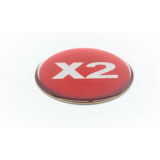 Leansteer Sticker x2 for emblem PT Pro Segway Gen2 + SE