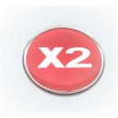 Leansteer Sticker x2 for emblem PT Pro Segway Gen2 + SE