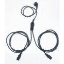Charging cable Y with special plug approx. 3 m for 2 Segways at one socket