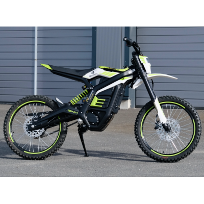 SWM Binsen E‑Dirt Bike – Electric Off‑Road Bike White‑Green