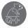 Quokka Adapter AD-1 Klickfix Mini for Wheelchair Accessories