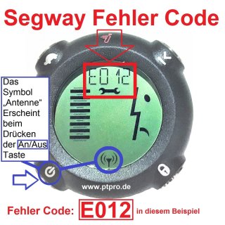 Infokey key programmed for Segway i2 x2