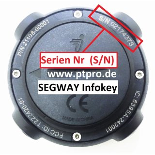 Infokey programmiert für Segway i2 x2