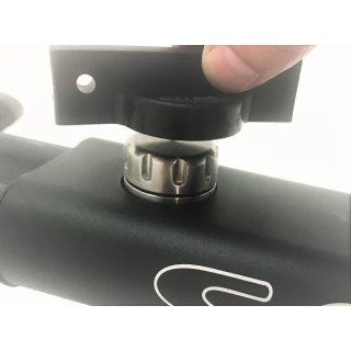 Adjusting aid PT Pro black for leansteer adjusting wheel original on Segway PT