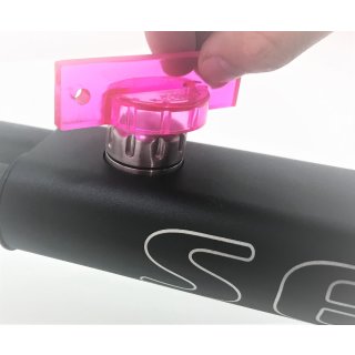 Verstellhilfe PT Pro pink für Lehnstangen Verstellknopf original am Segway PT