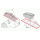 Aluminium plate pivot for loading and steering unit Segway Gen2
