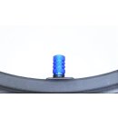 Valve cap blue alu for car valve