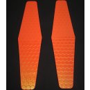 Reflektor Klebefolie Set 2 Stück seitlich orange Elipsenform für Lehnstange Segway PT