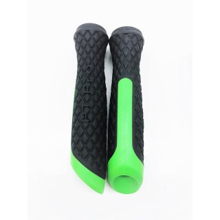 Grip rubber PT Pro ORG 2 pieces black green for handlebar Segway PT