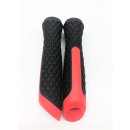 Grip rubber PT Pro ORG 2 pieces black red for handlebar Segway PT