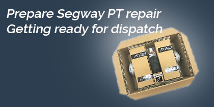 Repair preparation and shipping Segway PT